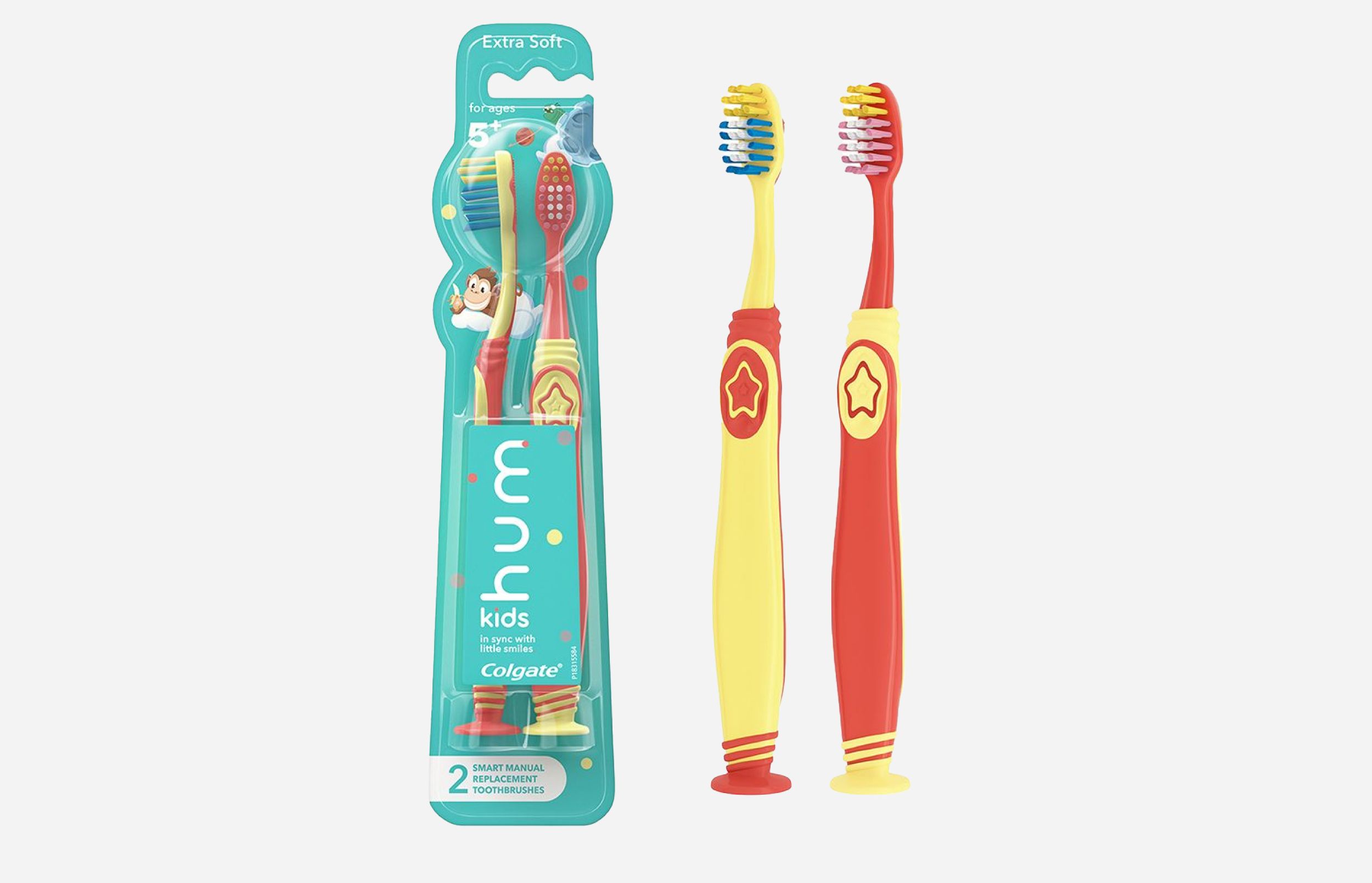 hum Kids Replacement Toothbrushes 2 Pack Colgate