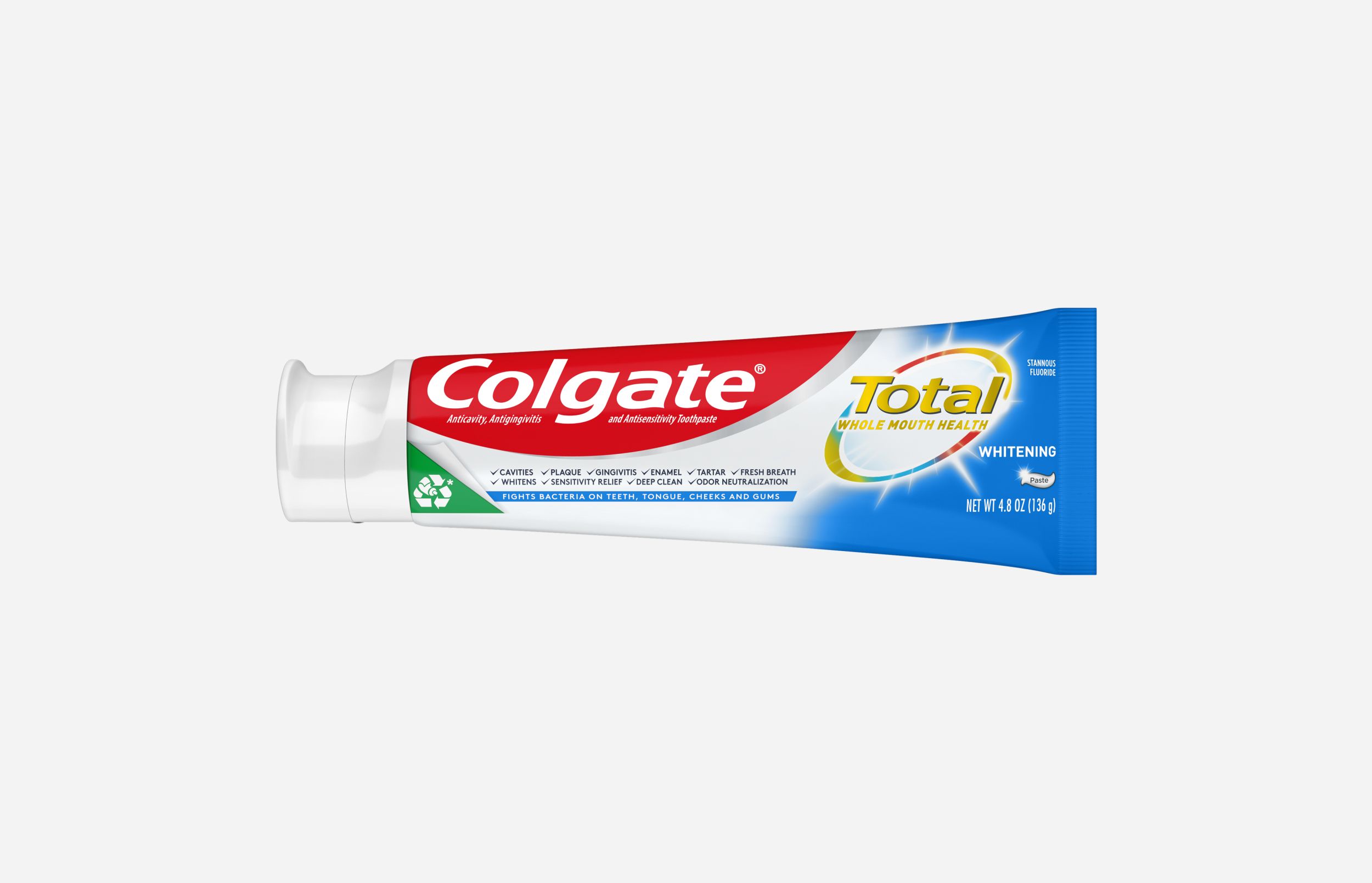 Colgate Total Whitening Gel Toothpaste - 6.0 oz - 5 Pack