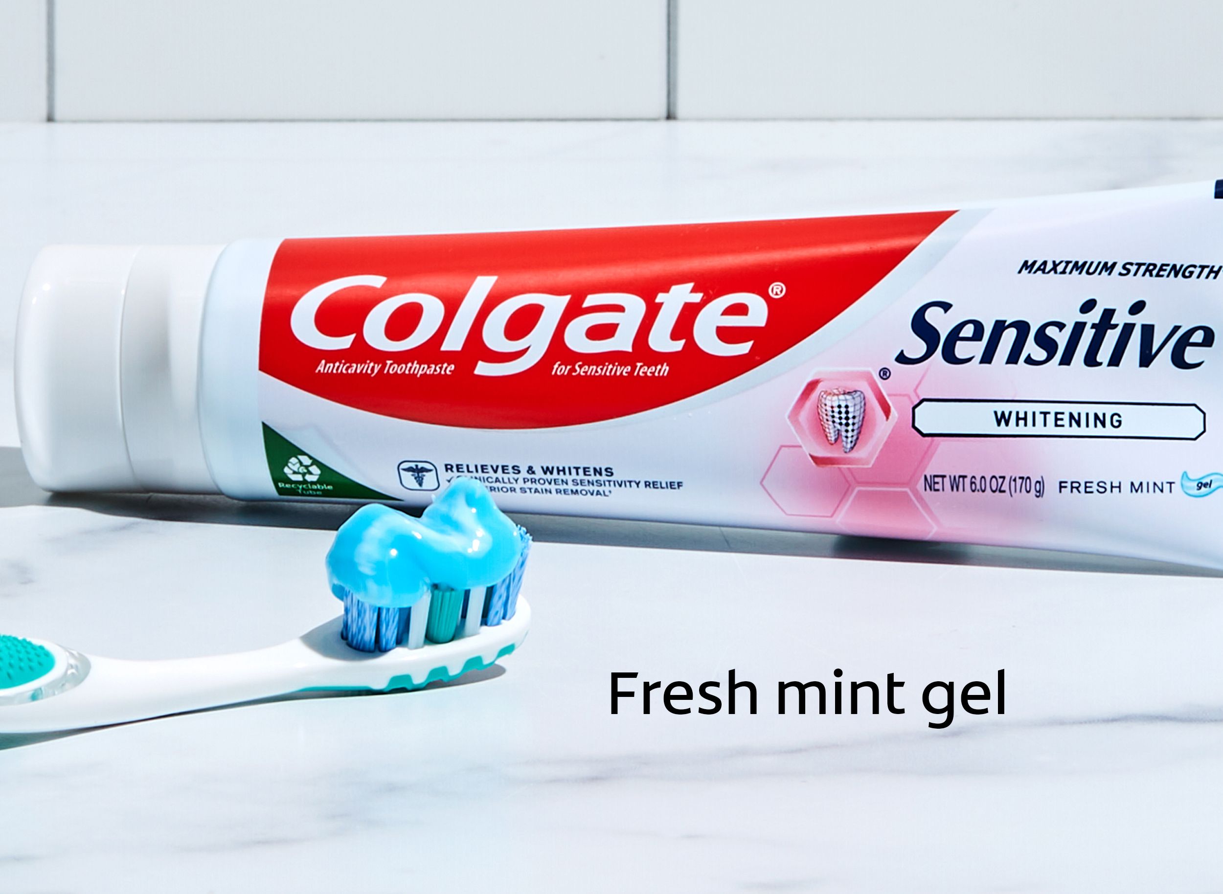 Colgate Sensitive Maximum Strength Whitening Toothpaste Colgate Colgate
