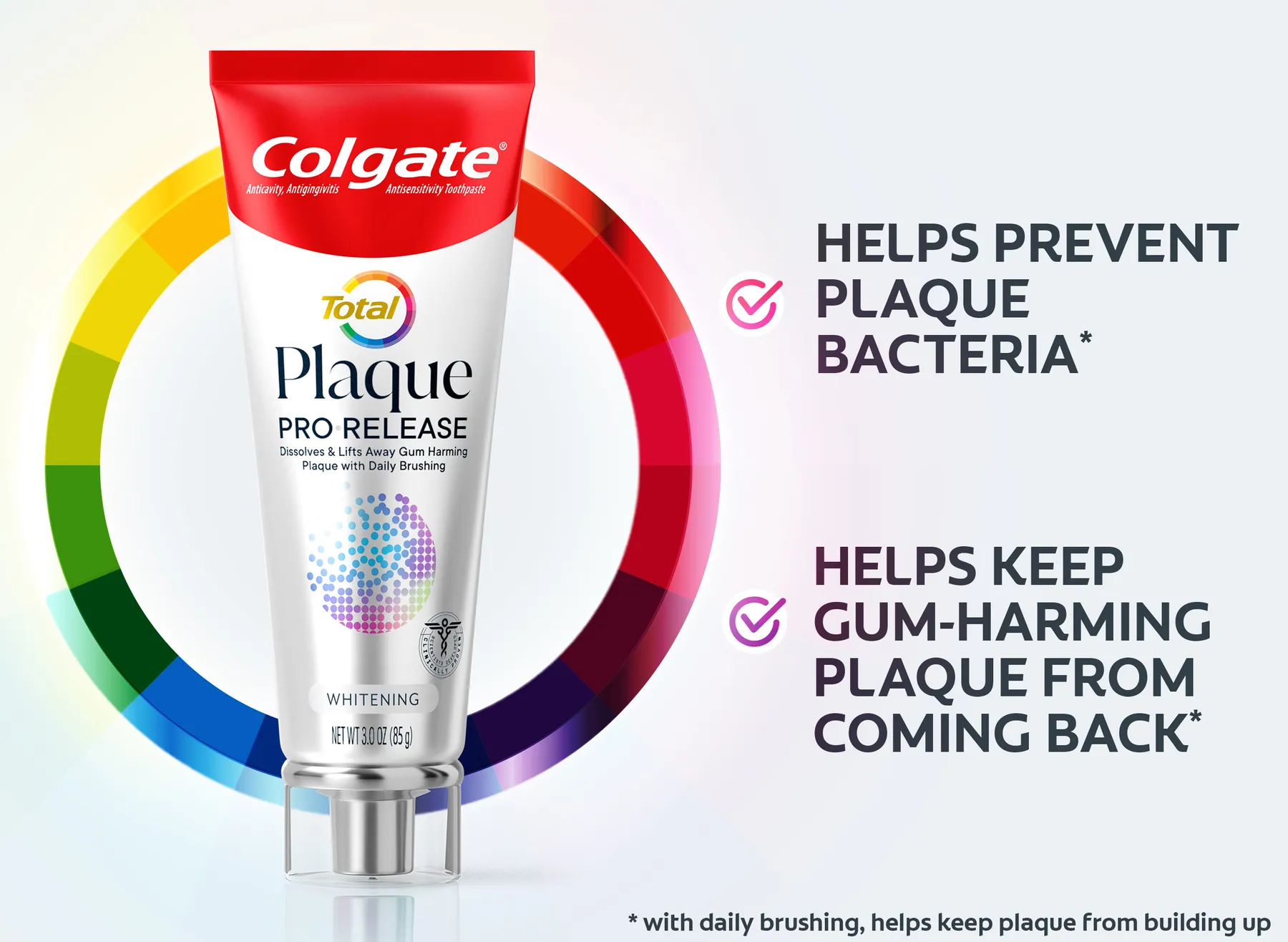 Total Plaque Pro Release Fresh Whitening Toothpaste - Colgate