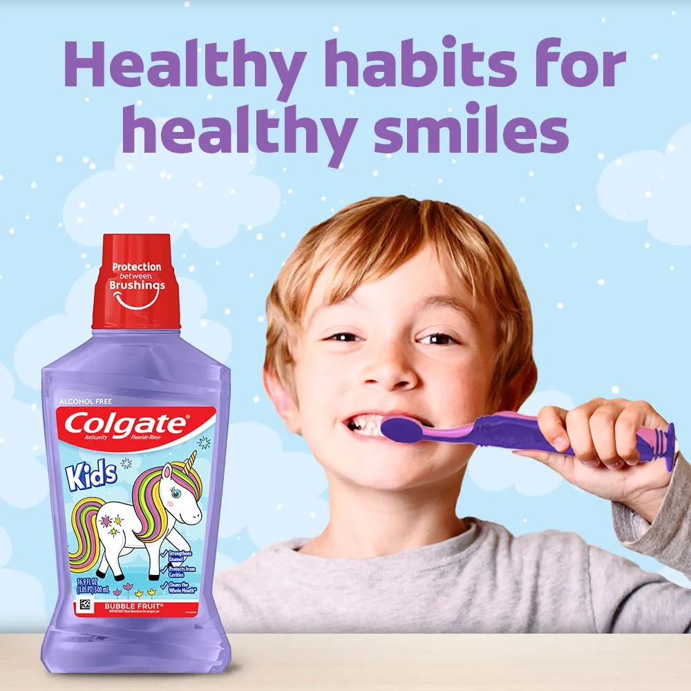 Colgate Kids Anticavity Unicorn Mouthwash, Unicorn - 500mL