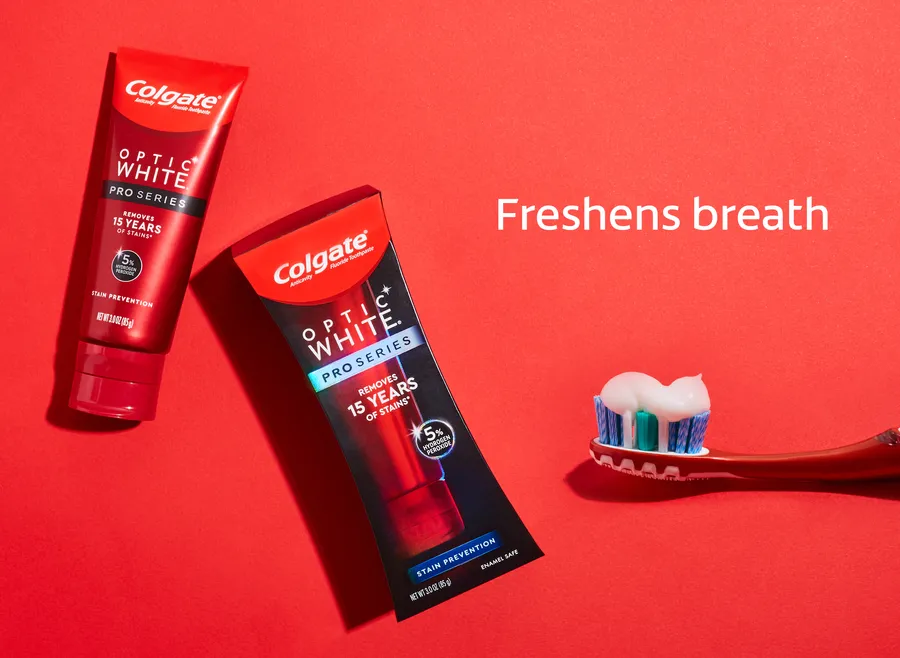 Optic White Stain Prevention Whitening Toothpaste - Colgate