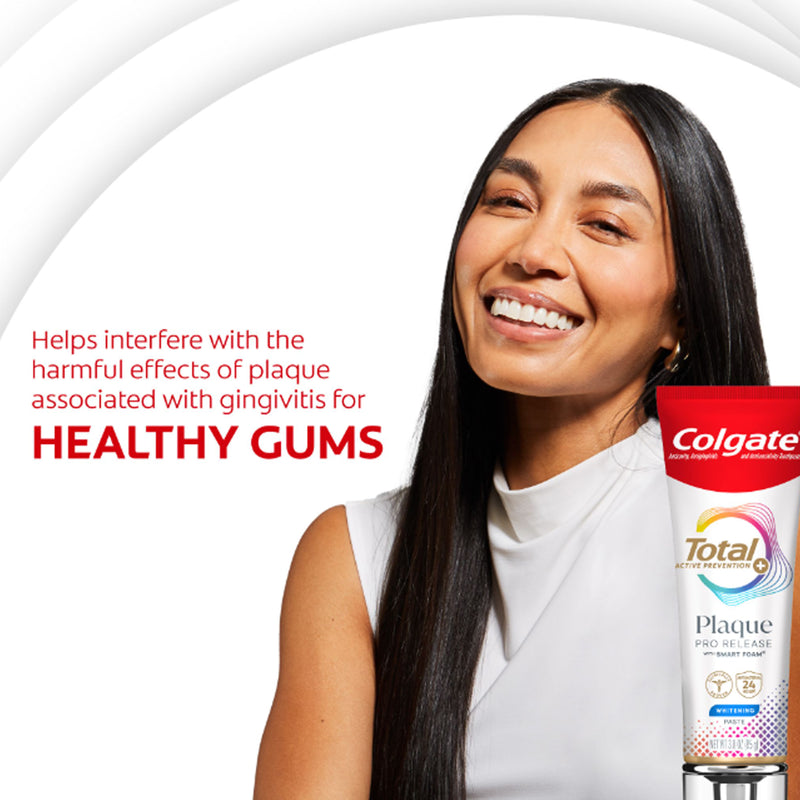 Colgate Total Plaque Pro Release Whitening Toothpaste