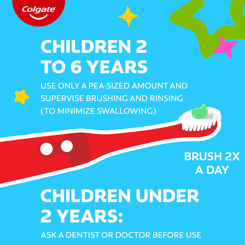 Colgate Kids Liquid Gel 2-in-1 Strawberry Burst Toothpaste
