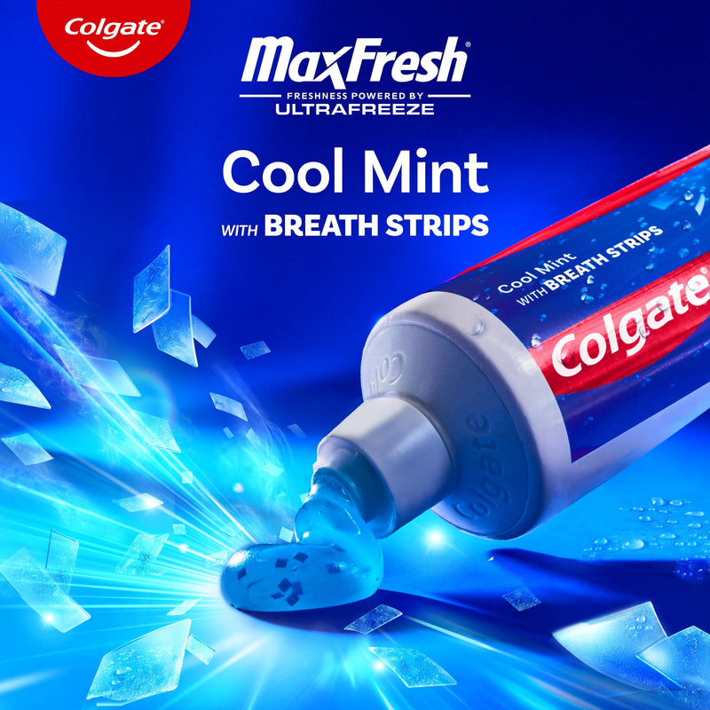 Colgate MaxFresh Cool Mint Toothpaste, 2 Pack