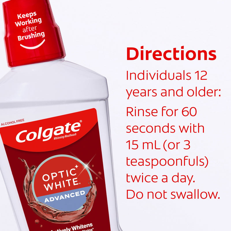 Colgate Optic White Whitening Mouthwash