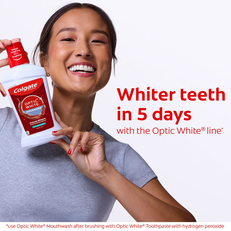 Colgate Optic White Whitening Mouthwash