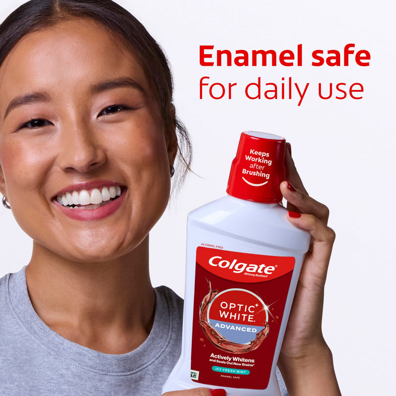 Colgate Optic White Whitening Mouthwash
