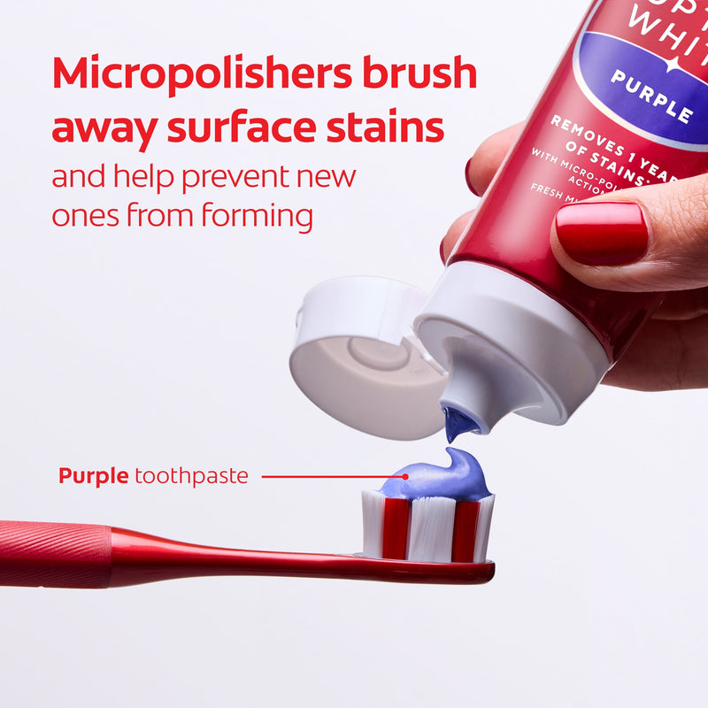 best toothpaste for cigarette stains Optic White Purple Toothpaste for Teeth Whitening best toothpaste for cigarette stains Optic White Purple Toothpaste for Teeth Whitening